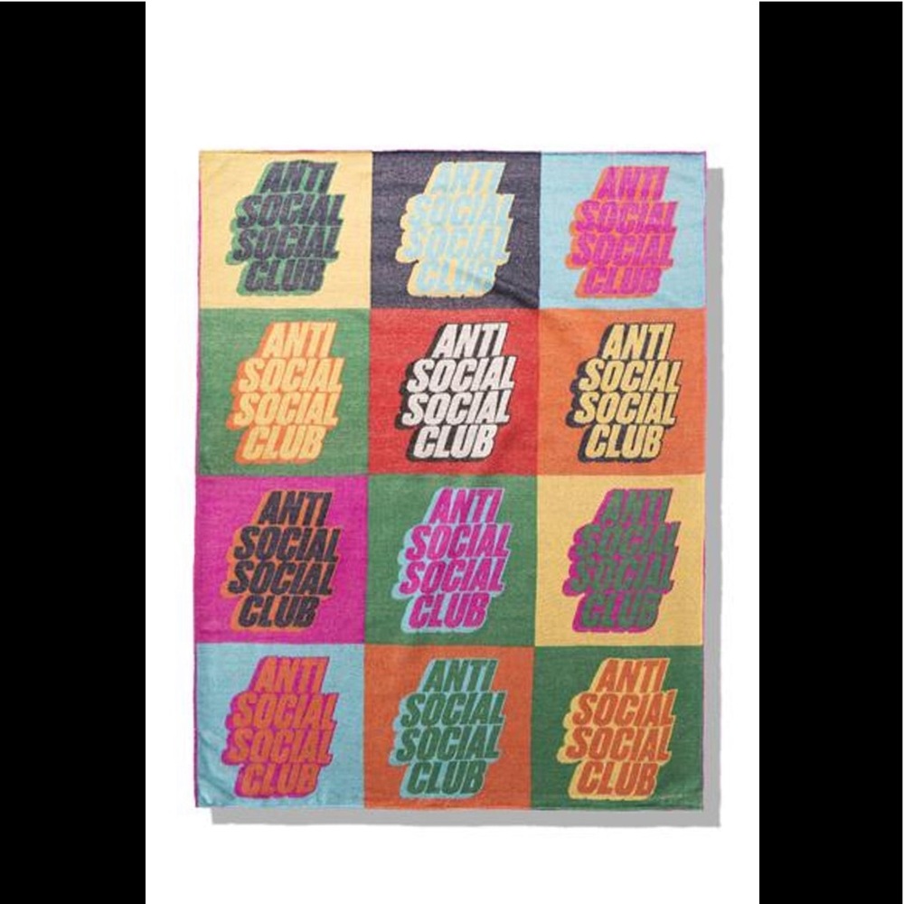 NEW IN BAG - Anti Social Social Club Same Thing Blanket